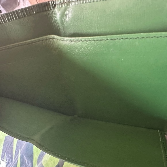LOUIS VUITTON Epi Portefeuille Elise Wallet Green LV - Picture 10 of 14